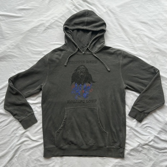 Grey Trippie Redd Rolling Loud hoodie - Sz L - Picture 1 of 4